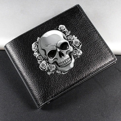 Men gothic skull floral - gothic,